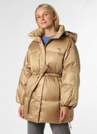 Пуховик куртка levi's pillow bubble mid travertine