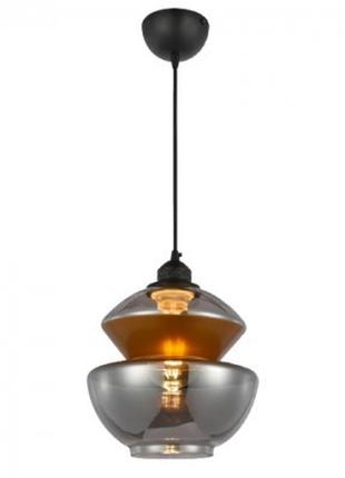 Світильник підвісний  "harmony-2"  титановий+мідь