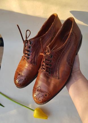 Шикарні туфлі оксфорди лофери з узором орнаментом італія tentazione2 фото