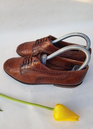 Шикарні туфлі оксфорди лофери з узором орнаментом італія tentazione6 фото