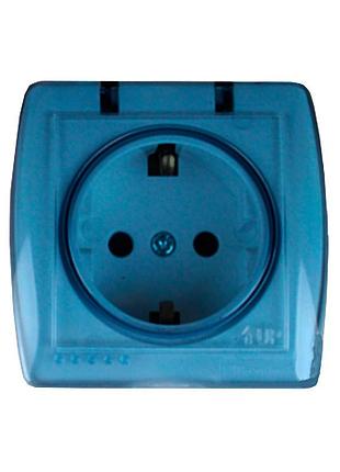 Розетка із заземленням із кришкою 16 а acura