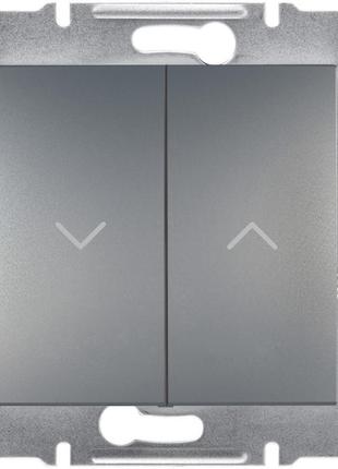 Выключатель для жалюзи сталь asfora schneider