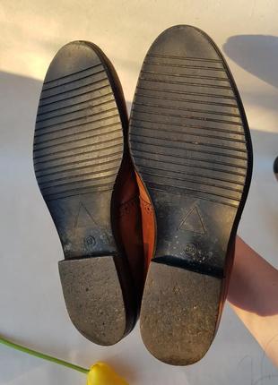 Шикарні туфлі оксфорди лофери з узором орнаментом італія tentazione10 фото