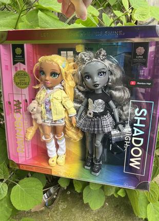 Rainbow high + shadow high, набор из двух кукол - sunny и luna2 фото