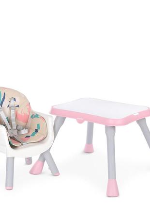 Стульчик для кормления bambi m 5672-8 pink стілець для годування бемби,бембі3 фото