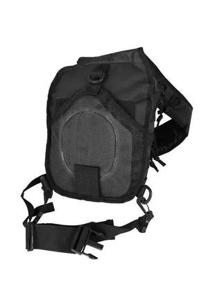 Рюкзак-сумка на одне плече mil-tec 9 л чорний 140591029 фото