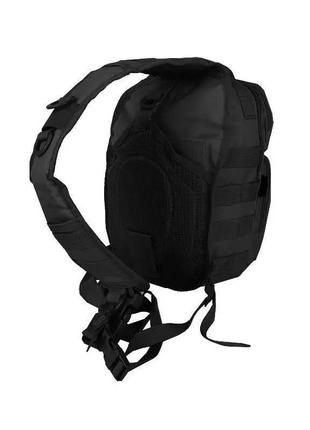 Рюкзак-сумка на одне плече mil-tec 9 л чорний 140591023 фото