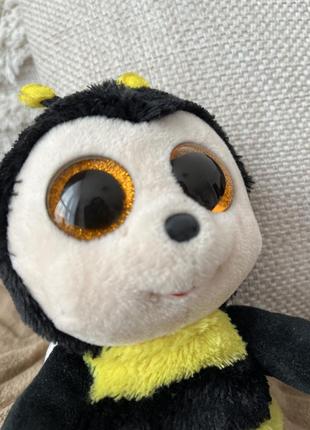 Мягкая игрушка beanie boo's "пчелка buzby", 15 см - ty toys4 фото