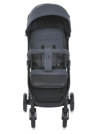 Дитяча прогулянкова коляска bambi m 4249-2 black matt книжка до 25 кг3 фото