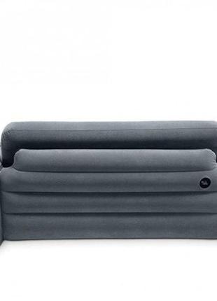 Двоспальний надувний диван-трансформер intex 66552 pull-out sofa 203 x 224 x 66 см3 фото