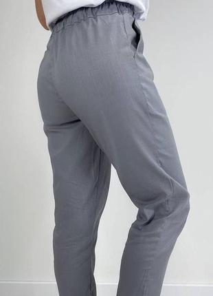 Укороченные брюки с карманами5 фото