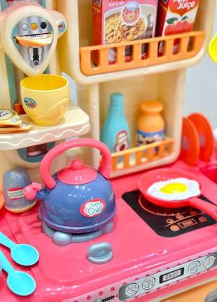Дитяча кухня з водою limo toy 16854d-світло,звук,28 предметів світлозвук3 фото