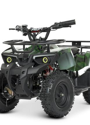 Детский квадроцикл profi hb-atv800as-10 камуфляж