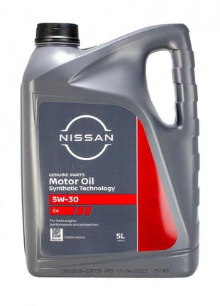 Nissan motor oil dpf 5w-30 c4 5l1 фото