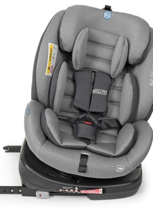 Дитяче автокрісло el camino me 1079 absolute royal gray 360o isofix7 фото