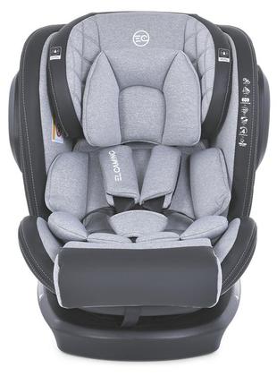 Дитяче автокрісло el camino me 1045-1 evolution 2 isofix 360o royal gray3 фото