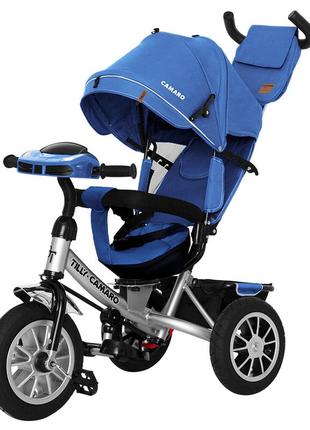 Детский трехколесный велосипед tilly camaro t-362/2 синий