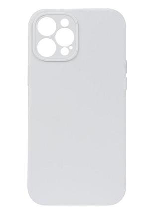 Чохол silicone case full camera no logo для iphone 12 pro max колір 35, dark olive 9