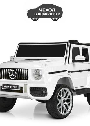 Детский электромобиль bambi m 4214eblr-1 mercedes-benz g-class свет,звук,mp3, usb3 фото