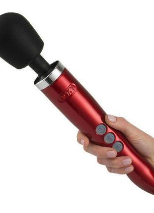 Інтимний масажер для жінок у металевому корпусі doxy die cast, red