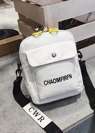 Женская маленькая сумка chaomfirfn белая