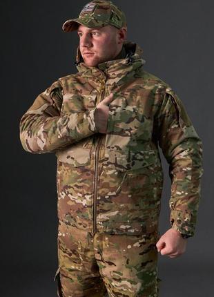 Зимова військова куртка army multicam m-654 фото