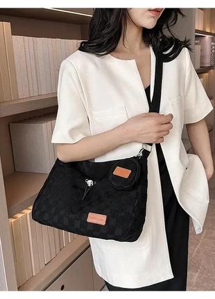 Женская сумка fashion bags черная кросс боди2 фото