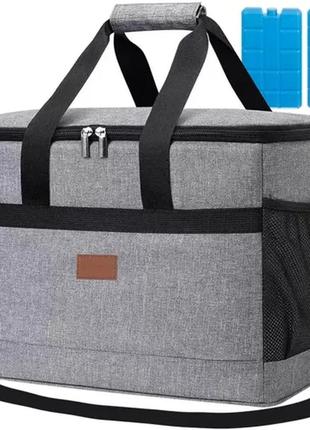 Туристична термосумка для їжі та напоїв для пляжу та пікніка сумка-холодильник 20л trizand 23842 польща