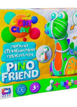 Набір легкого стрибаючого пластиліну tm moon light clay pino friend шейк (9)