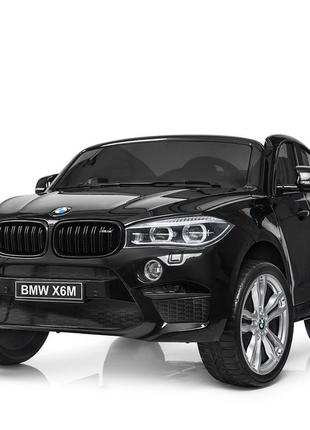 Дитячий електромобіль bambi jj2168eblr-2 bmw x6 світло,звук, mp3, usb,fm