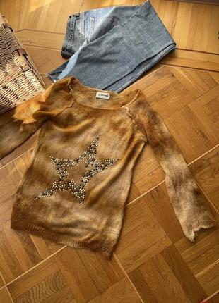 Італійський светр з мохеру і акрилу rich & royal