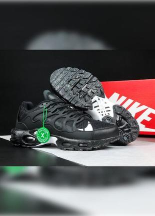 Мужские демисезонные кроссовки nike air max terrascape plus черные с белым5 фото