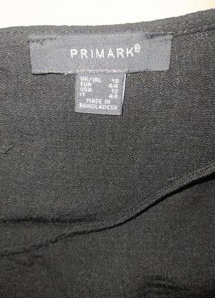 Блуза кофточка женская primark размер xxl/44
легкая красивая женская кофточка размер указан 44 
ног 56см
длина 68см
ткань полистер 
состояние очень красивое5 фото