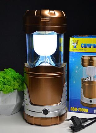 Фонарь аккумуляторный camping light. фирменный фонарь повербанк.3 фото