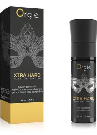 Гель для усиления эрекции "x-tra hard" - 50 мл orgie