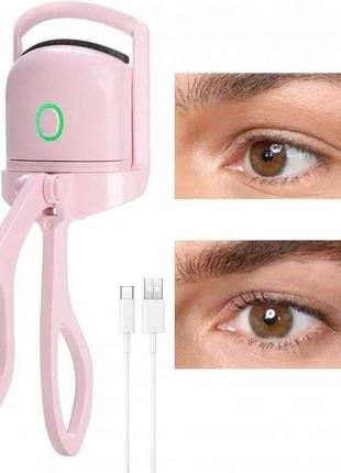 Акумуляторні щипці для завивання вій з usb eye lashes machine3 фото