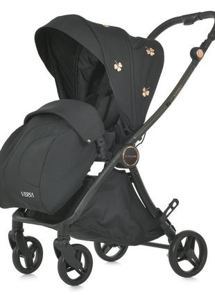 Детская прогулочная коляска el camino me 1078 versa clover black книжка2 фото