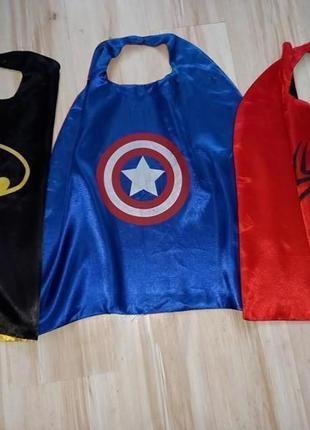 Карнавальный плащ капитан америка человек паук marvel
