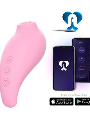 Вакуумный смарт-стимулятор adrien lastic revelation pink, режим boost, управление через приложение