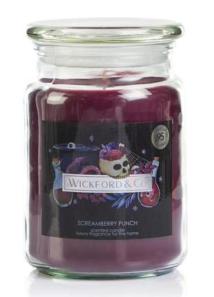 Свеча wickford & co scented candle screamberry punch 510g