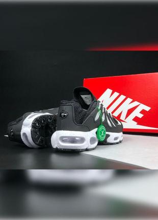 Чоловічі демісезонні кросівки nike air max terrascape plus чорні з білим2 фото