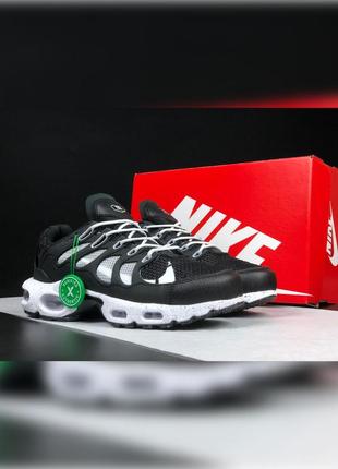 Чоловічі демісезонні кросівки nike air max terrascape plus чорні з білим5 фото