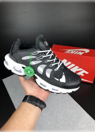 Чоловічі демісезонні кросівки nike air max terrascape plus чорні з білим4 фото