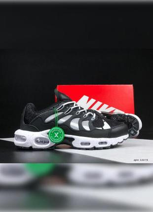 Чоловічі демісезонні кросівки nike air max terrascape plus чорні з білим3 фото