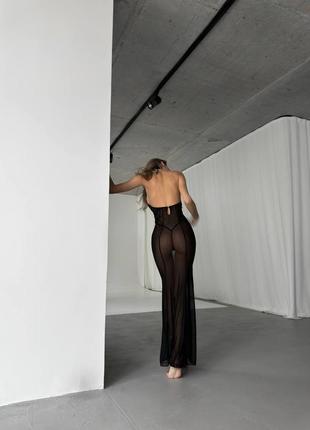 Невероятное платье, стрейч сетка