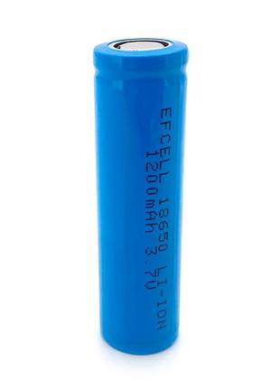 Акумулятор li-ion efcell 18650, 1200 ма·год, ціна шт.