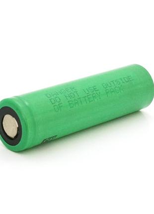 Акумулятор 18650 li-ion sony us18650v3, 2250 mah, 10a, 4.2/3.7/2.5v, ціна за шт., green, 2 шт. в пакованні, ціна