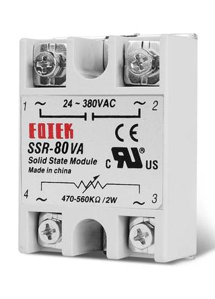 Твердотільне реле fqetr ssr-80va 80а 24-380vac