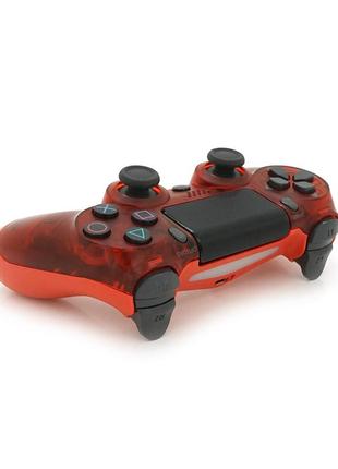 Геймпад brazzers бездротовий для ps4 wireless dualshock 4, роз'єм для навушників, led light bar, dark-red,