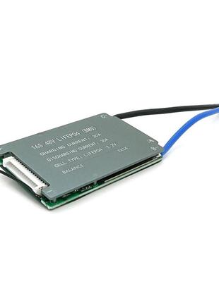 Bms плата leiba lifepo4 48 v 16s 30a, алюмінієвий радіатор